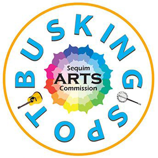 A small logo depicting the news story CITY OF SEQUIM ADDS OFFICIAL “BUSKING SPOT” DOWNTOWN